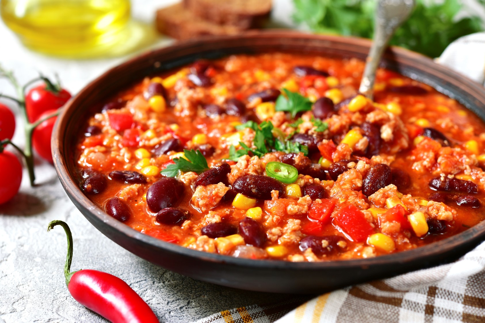 What Does The Dish Chilli Con Carne Mean In English